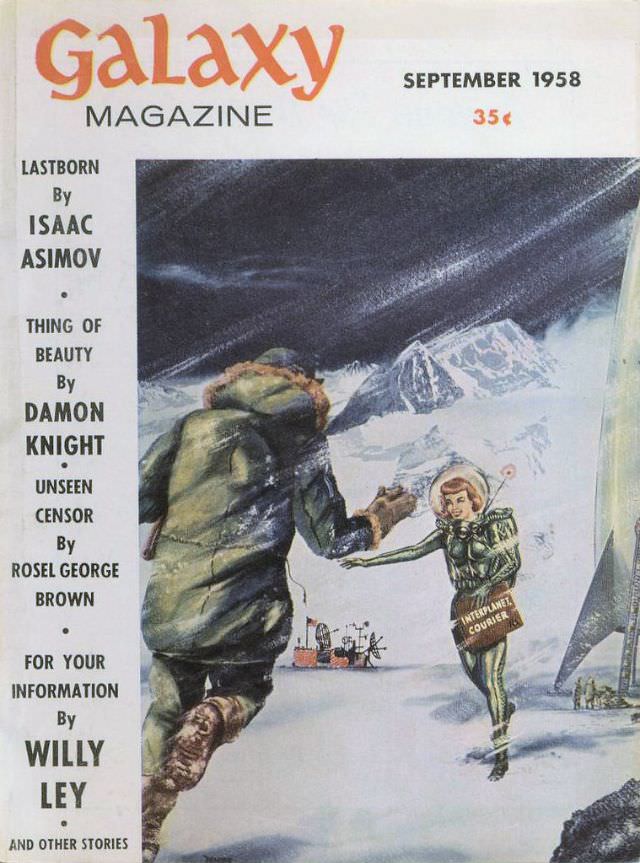 #41 Galaxy Science Fiction cover, September 1958