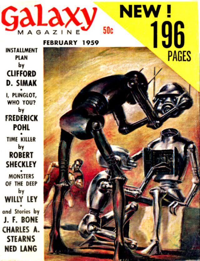 #44 Galaxy Science Fiction cover, February 1959