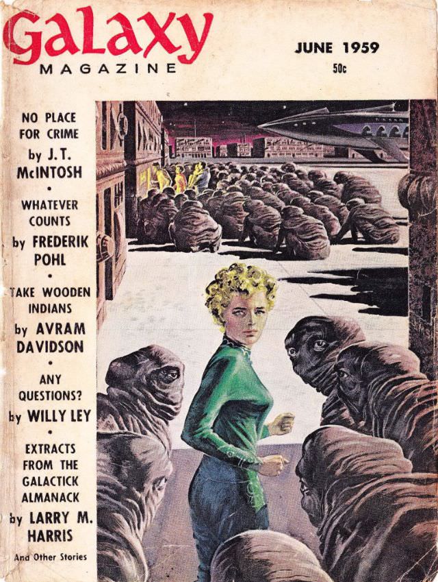 #45 Galaxy Science Fiction cover, June 1959