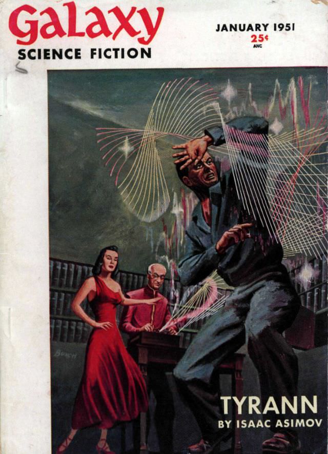 #13 Galaxy Science Fiction cover, January 1951
