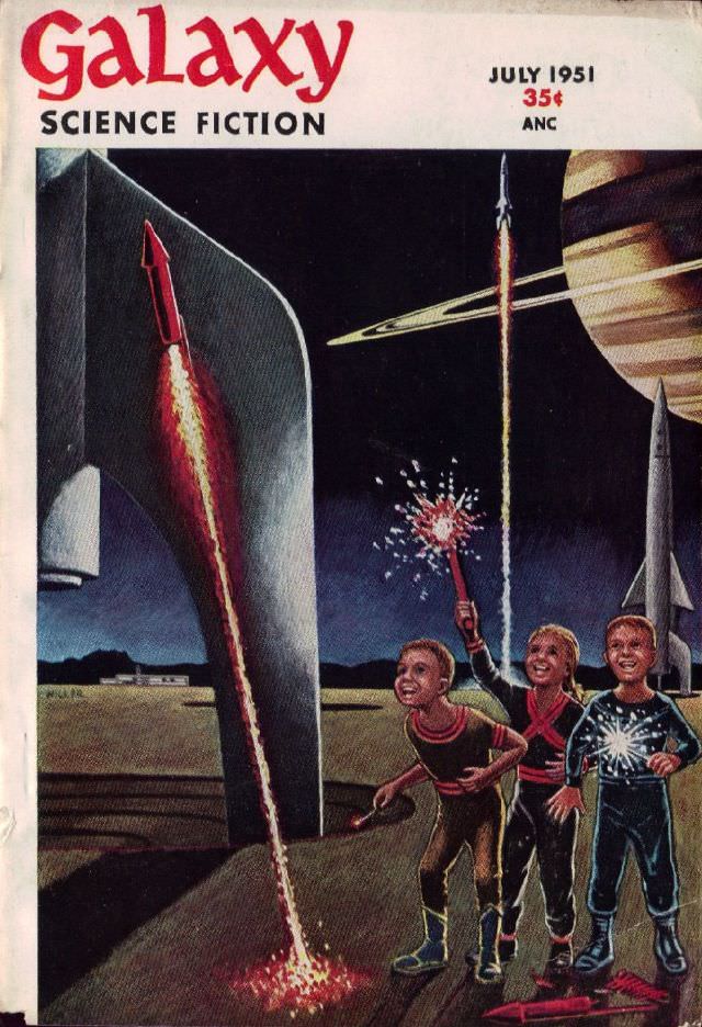 #14 Galaxy Science Fiction cover, July 1951