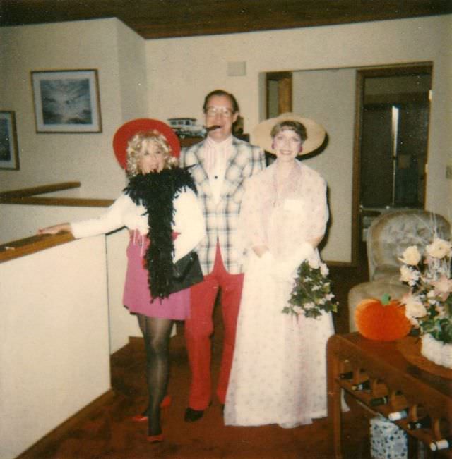 #19 Halloween office party, 1960s.