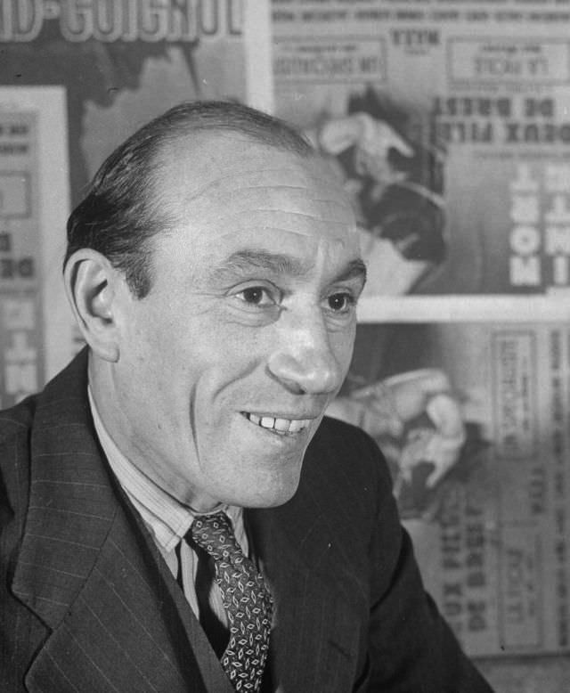 #27 Tony Laurent, an actor in productions at the Grand Guignol Theater.