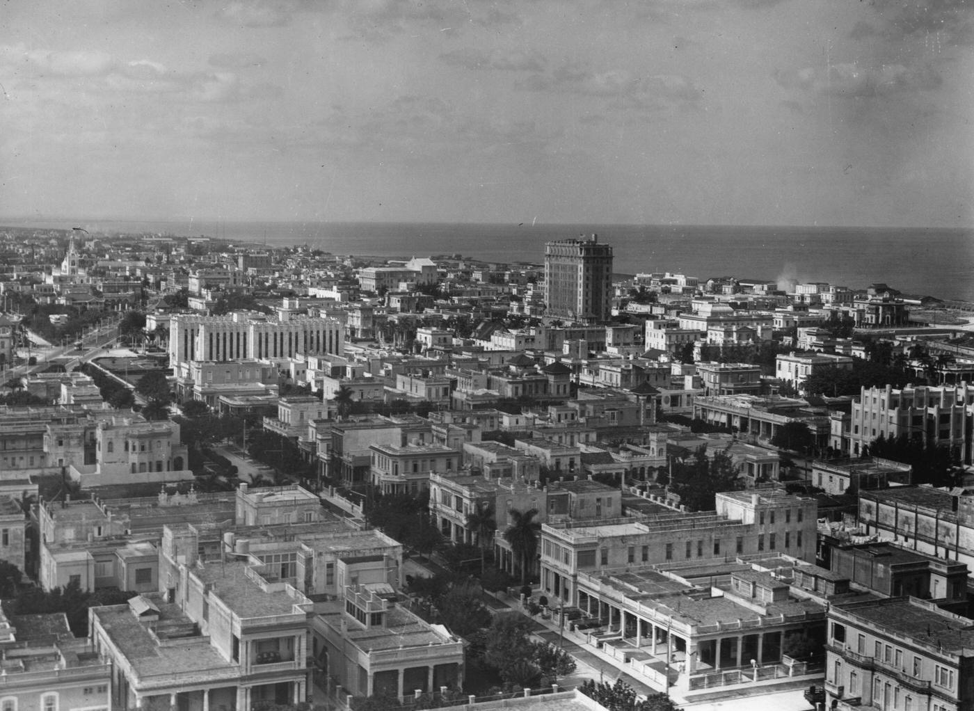 #1 Havana, capital city and chief seaport of Cuba with its flat-roofed houses, 1930