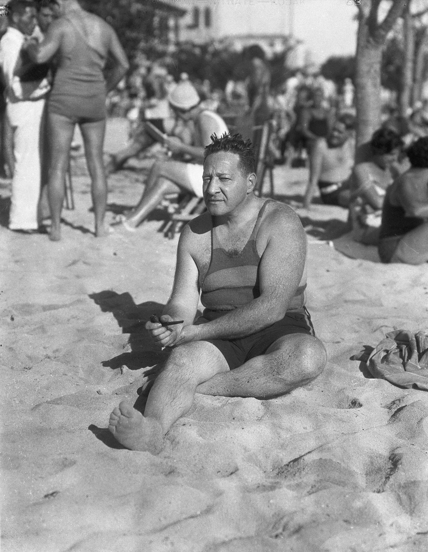 #15 Prominent lawyer Arthur Garfield Hays enjoying a Havana vacation, 1930