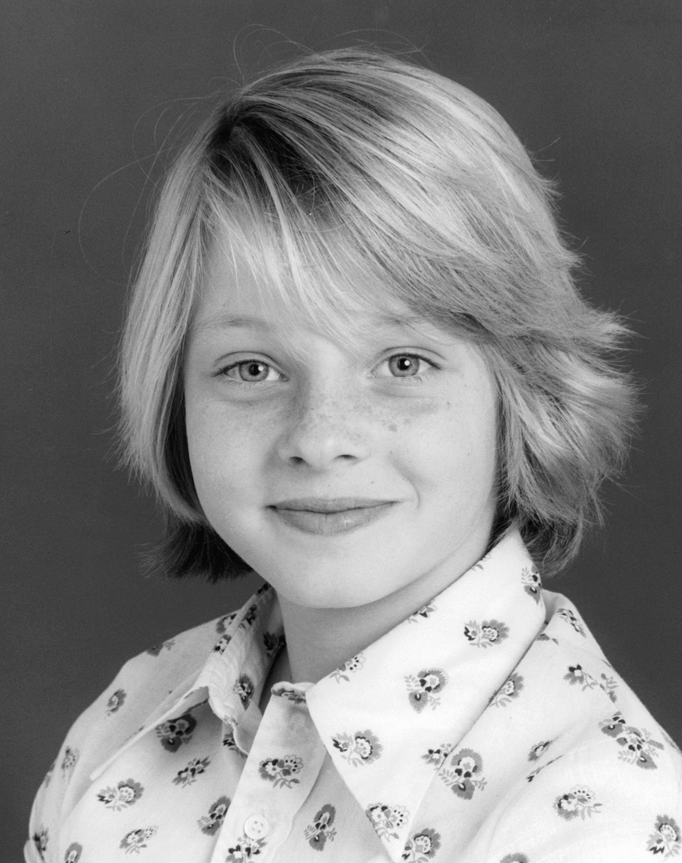 #9 Jodie Foster publicity portrait for ‘Paper Moon’, 1974.