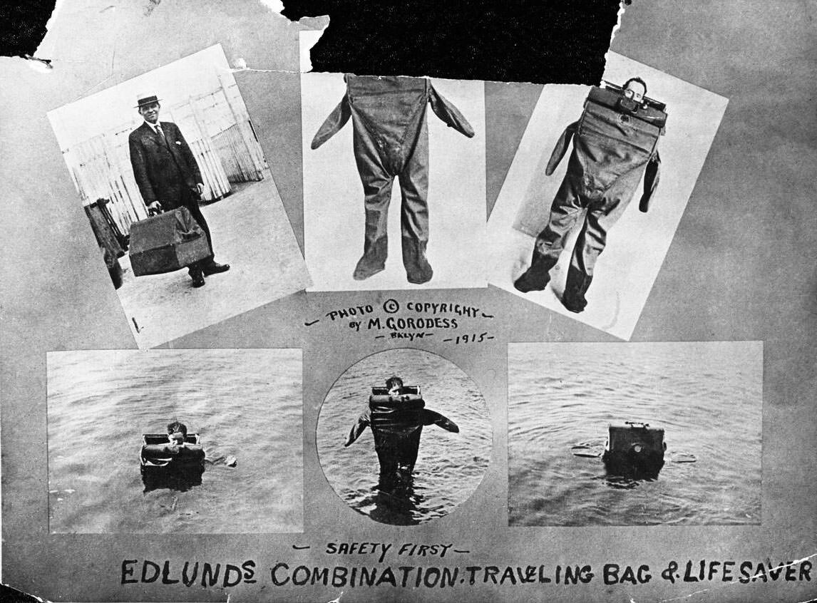 From Suitcase to Lifeboat: The Revolutionary Invention of John Edlund, 1915 Inventions