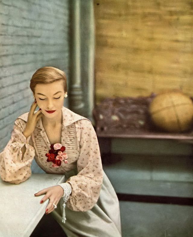 #4 Liz Pringle in skirt and blouse by Joset Walker, Harper’s Bazaar, November 1949