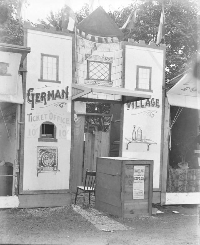 #18 German Village booth, 1898