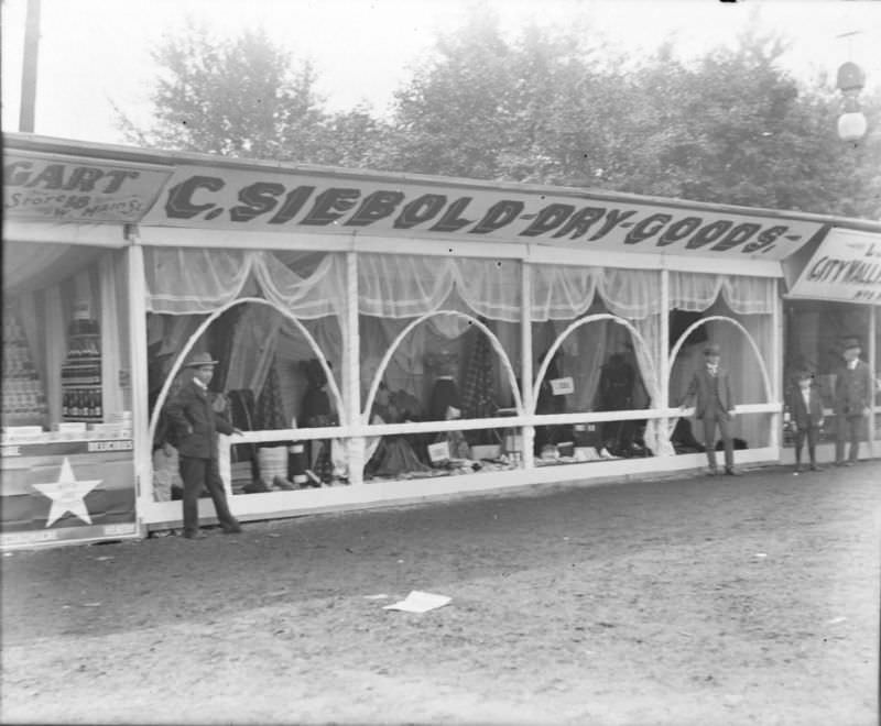 #30 Siebold Dry Goods booth, 1898