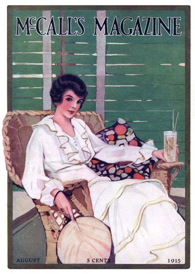 #12 McCall’s magazine cover, August 1915
