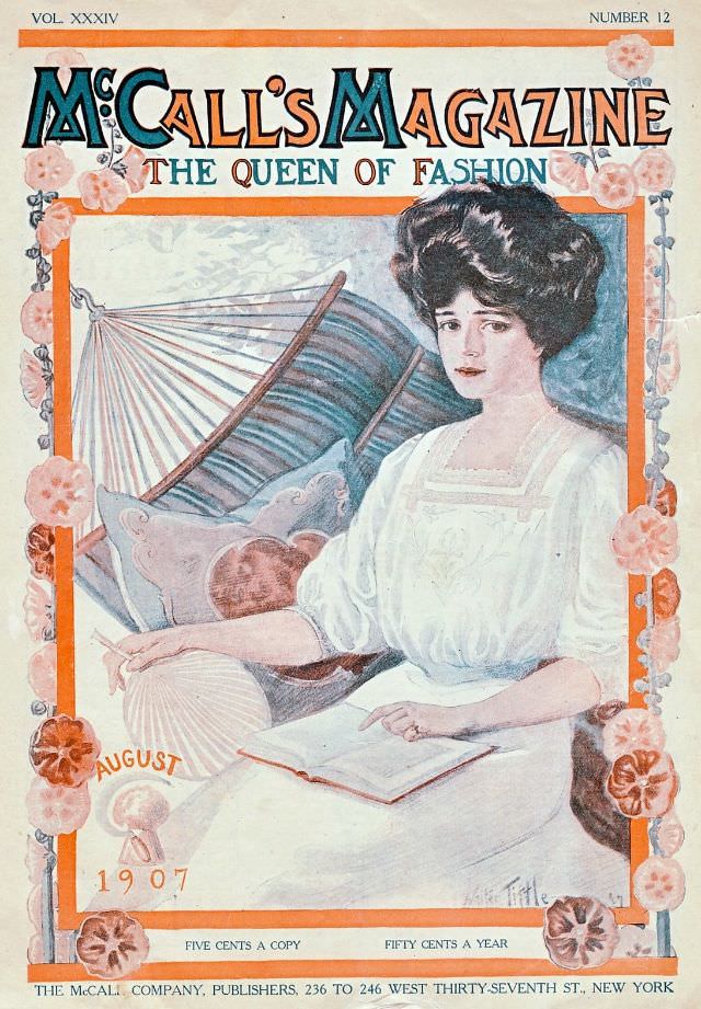 #1 McCall’s magazine cover, August 1907