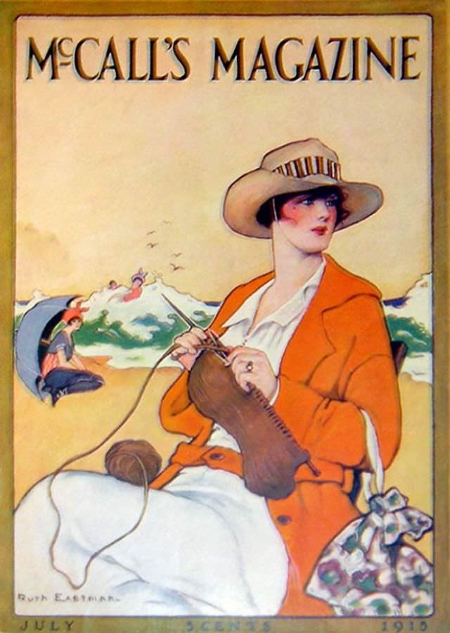 #28 McCall’s magazine cover, July 1915