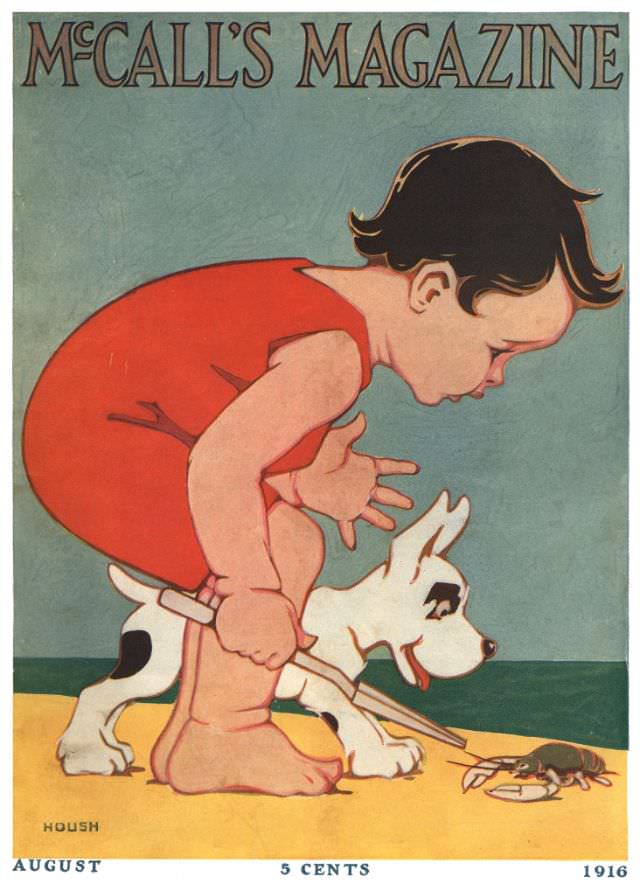 #14 McCall’s magazine cover, August 1916