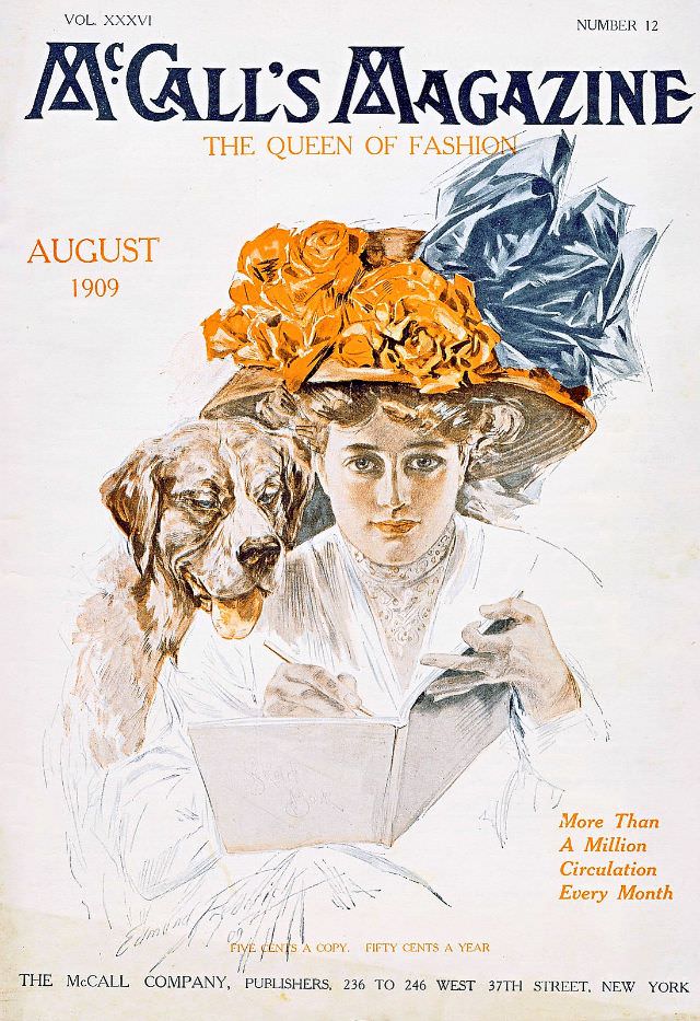 #4 McCall’s magazine cover, August 1909