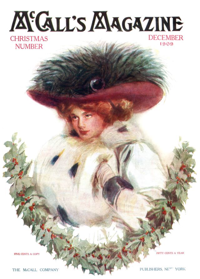 #5 McCall’s magazine cover, December 1909