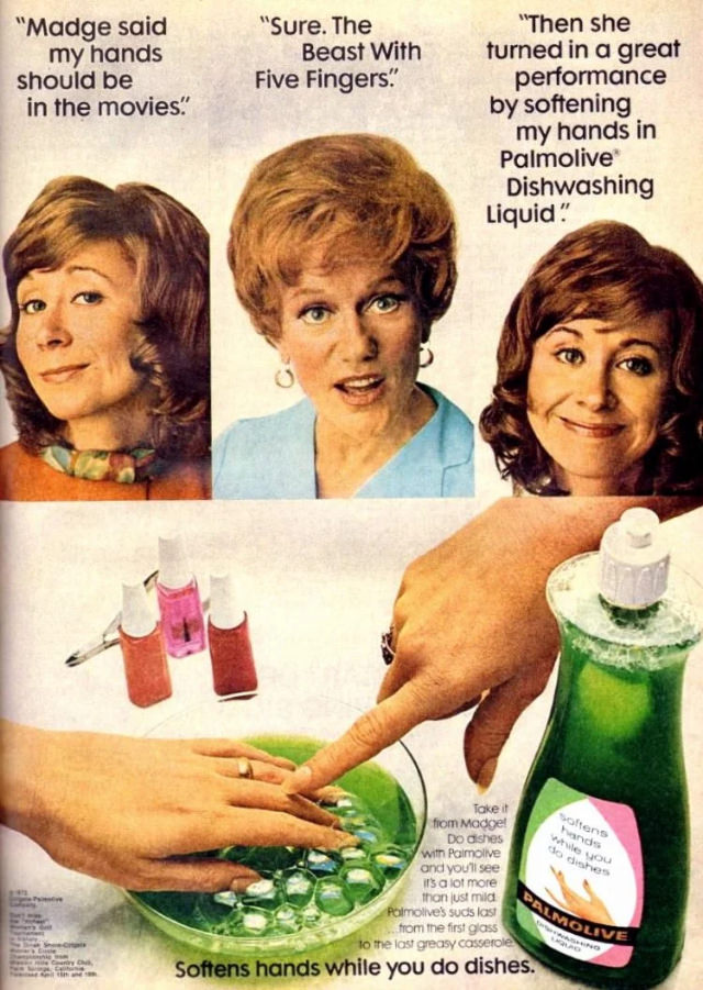 Vintage Palmolive Ads with the Legendary Madge that Sparked Laughter and Cleaned Up Hearts! Vintage