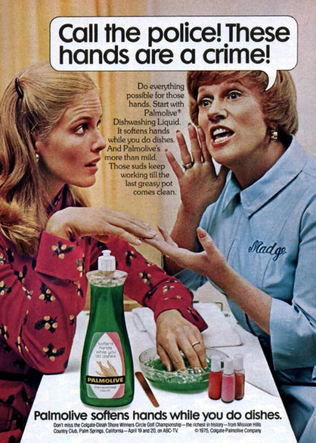 Vintage Palmolive Ads with the Legendary Madge that Sparked Laughter and Cleaned Up Hearts! Vintage