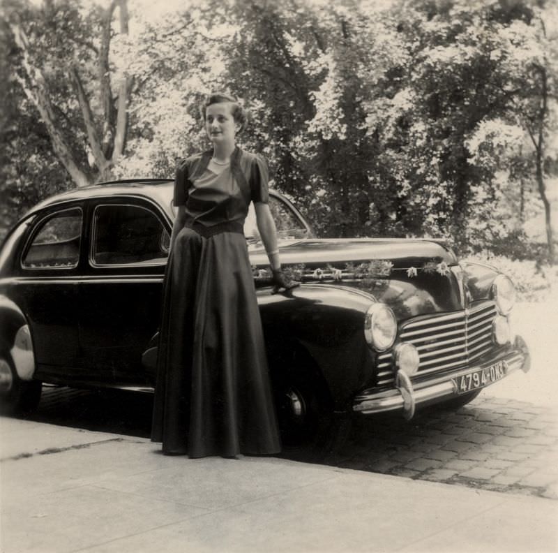 #32 Peugeot 203, Savoy, France 1952