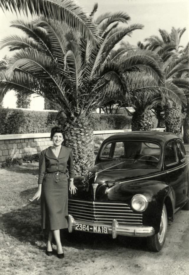 #37 Peugeot 203, Fédala, Morocco, February 1955