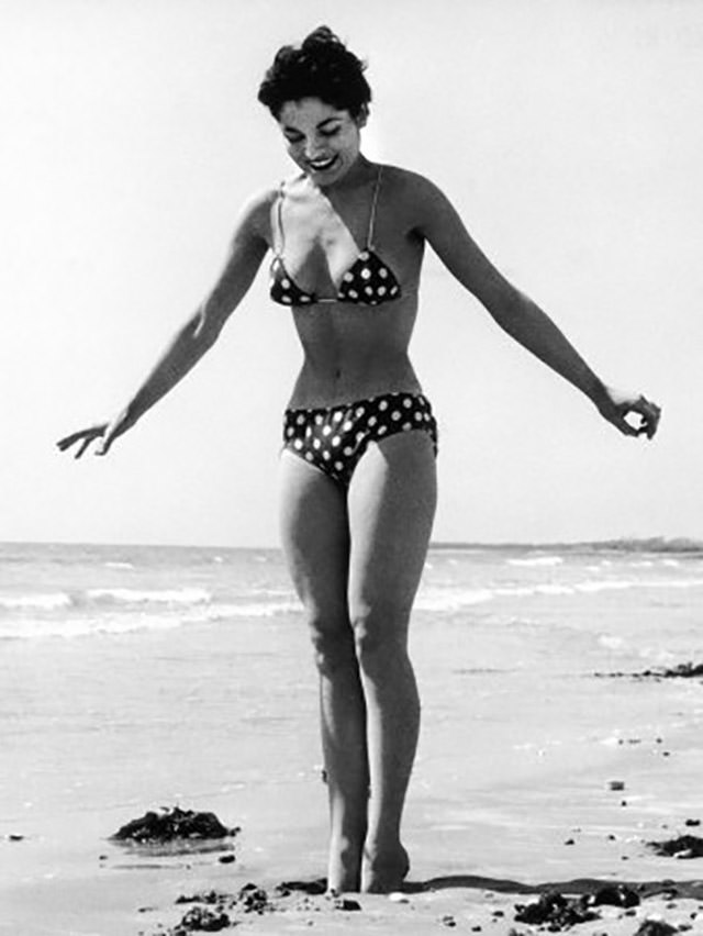 #2  A Look Back at the Iconic Polka Dot Swimsuits of the Past #2 Fashion & Culture