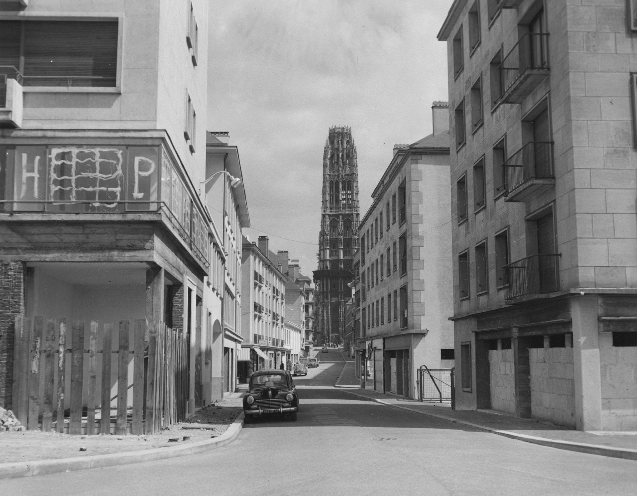 #3 Street in Rouen, May 1955