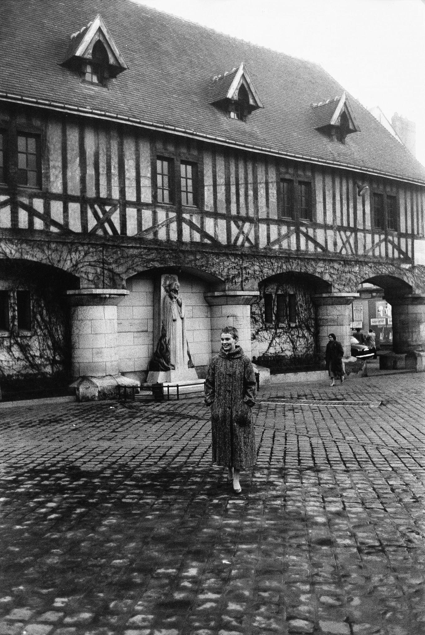 #7 Jean Seberg in France, Following Joan of Arc’s Footsteps, Rouen, 1955