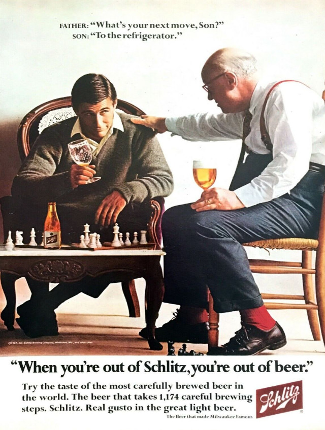 Interesting Story and Vintage Ads of Schlitz Beer from the 1950s and 1960s Vintage Ads