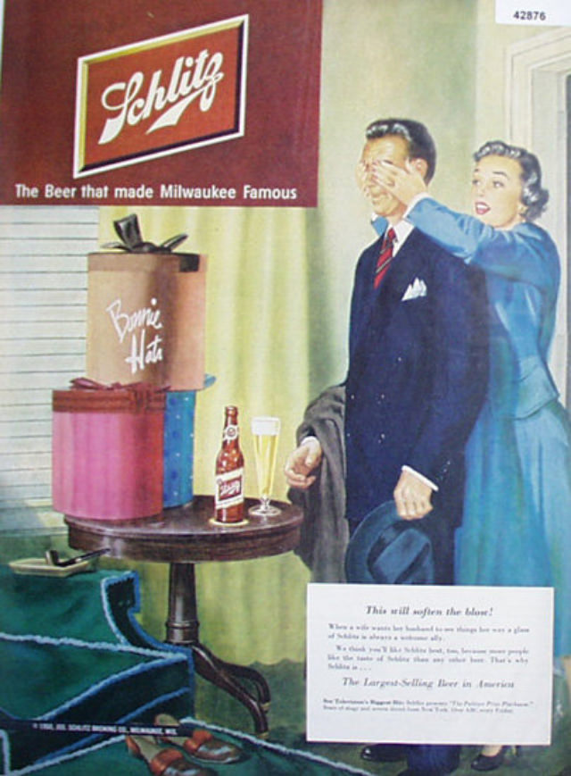 Interesting Story and Vintage Ads of Schlitz Beer from the 1950s and 1960s Vintage Ads