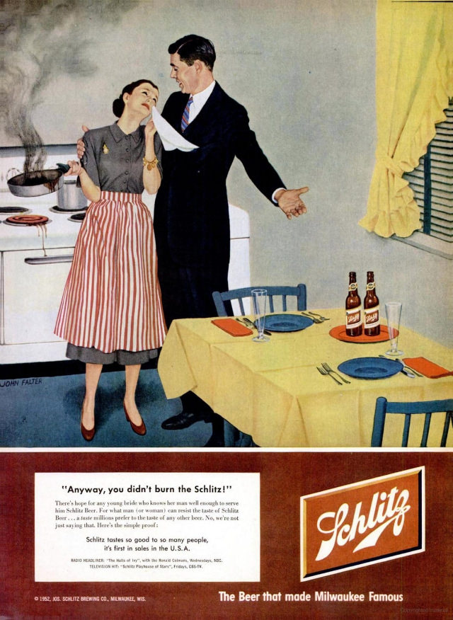 Interesting Story and Vintage Ads of Schlitz Beer from the 1950s and 1960s Vintage Ads