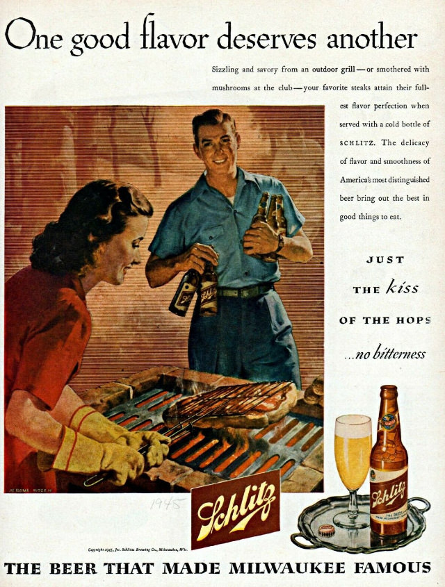 Interesting Story and Vintage Ads of Schlitz Beer from the 1950s and 1960s Vintage Ads