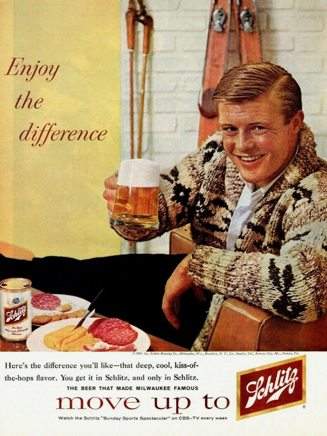 Interesting Story and Vintage Ads of Schlitz Beer from the 1950s and 1960s Vintage Ads