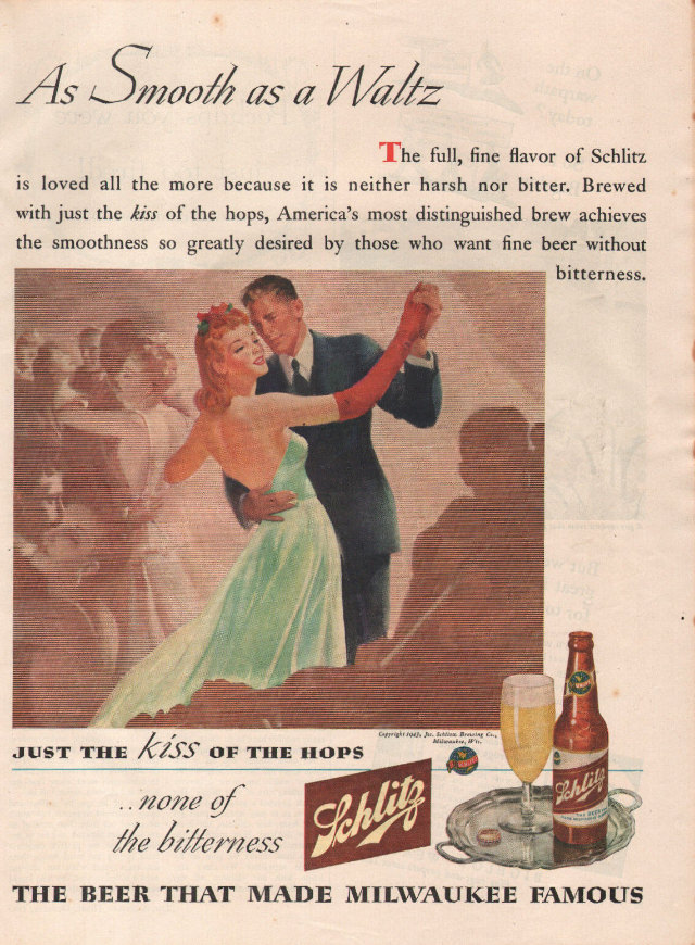 Interesting Story and Vintage Ads of Schlitz Beer from the 1950s and 1960s Vintage Ads