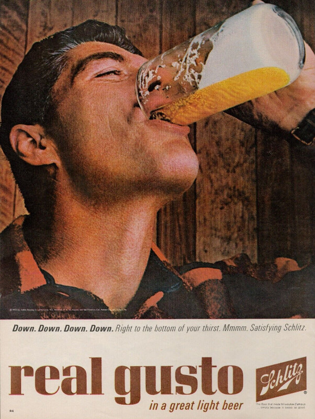 Interesting Story and Vintage Ads of Schlitz Beer from the 1950s and 1960s Vintage Ads
