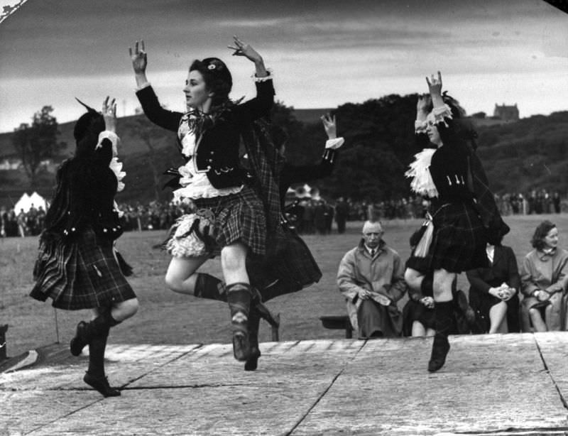 #1 Competitors for the world championship danced the Reel of Tulloch, Scotland, 1947.