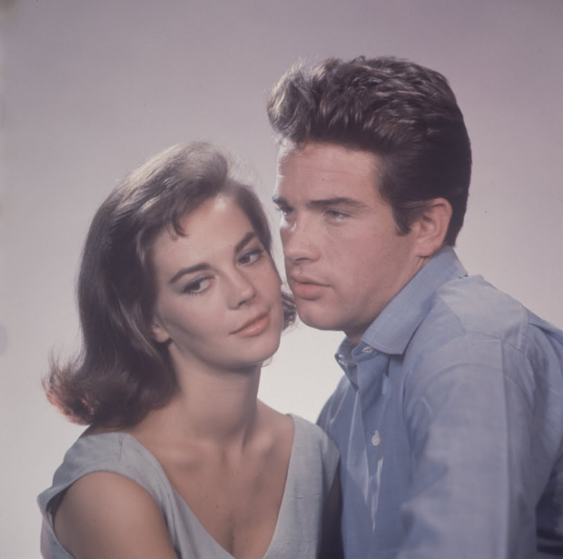 Natalie Wood and Warren Beatty during the Filming of ‘Splendor in the Grass’ (1961) Movies