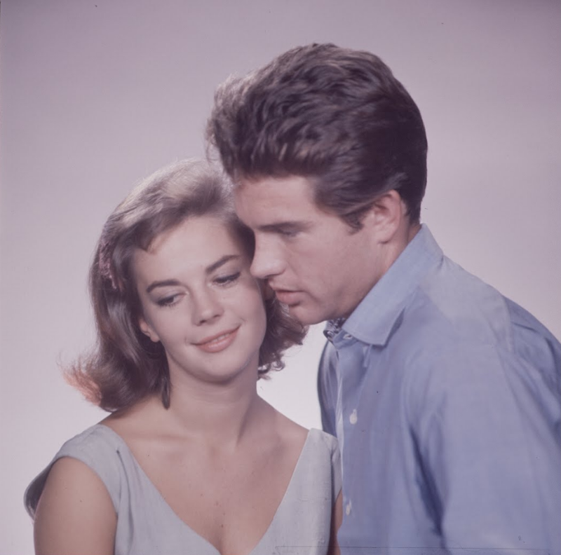 Natalie Wood and Warren Beatty during the Filming of ‘Splendor in the Grass’ (1961) Movies