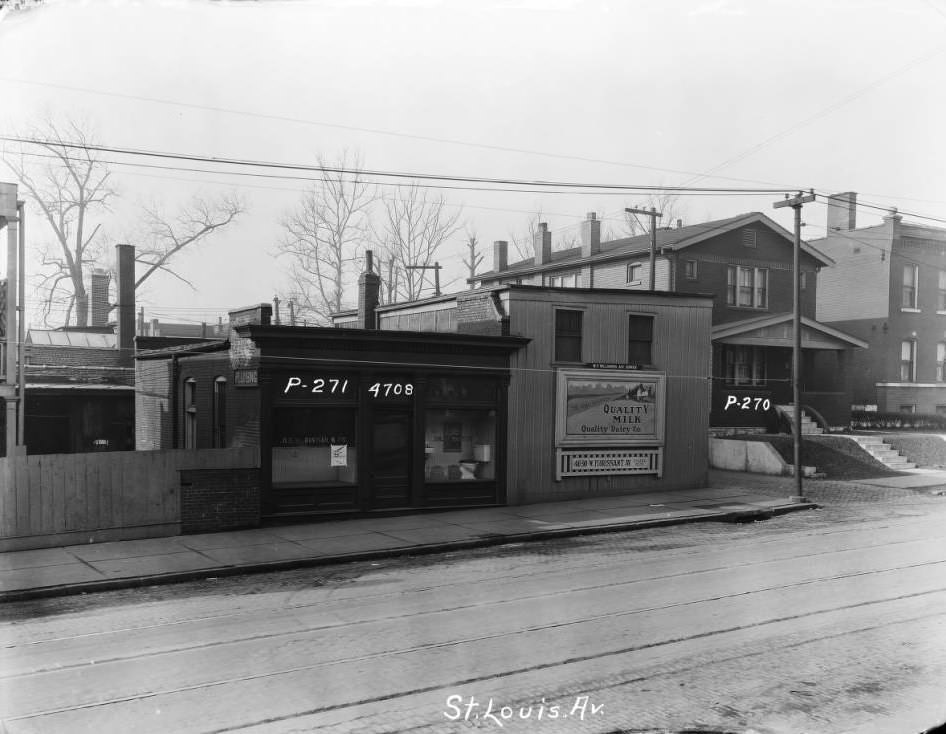 #162 Joseph H. Bastian & Co. Plumbers business and homes in St. Louis in 1925