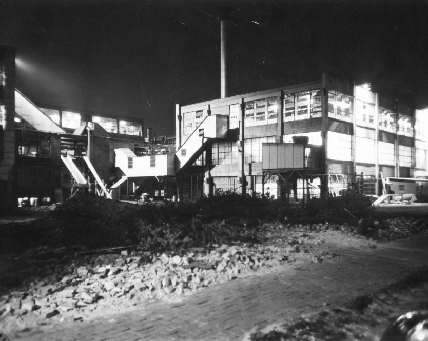 #99 Carter Carburetor Plant at Night, 1940