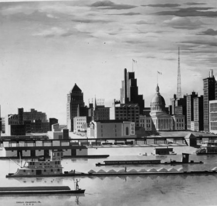 #105 St. Louis River Front, 1940