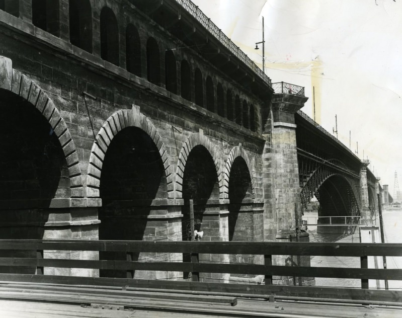 #119 Eads Bridge Rails Restoration Sought, 1940