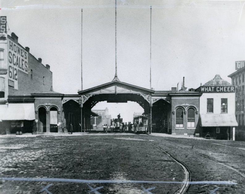 #120 West Approach of Eads Bridge, 1949