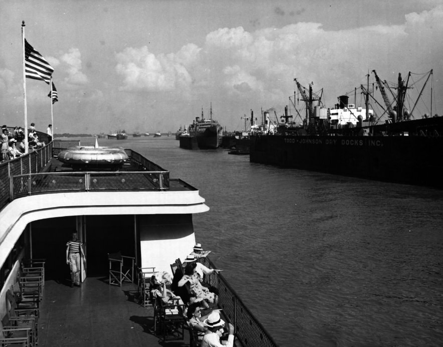 #126 President Lido Deck, 1947