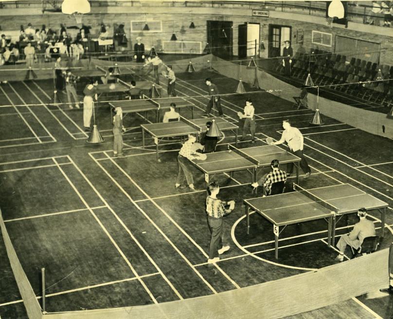 #160 View Of Table Tennis Tournament, 1947