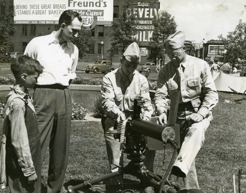 #61 A Demonstration At Jefferson Barracks, 1940