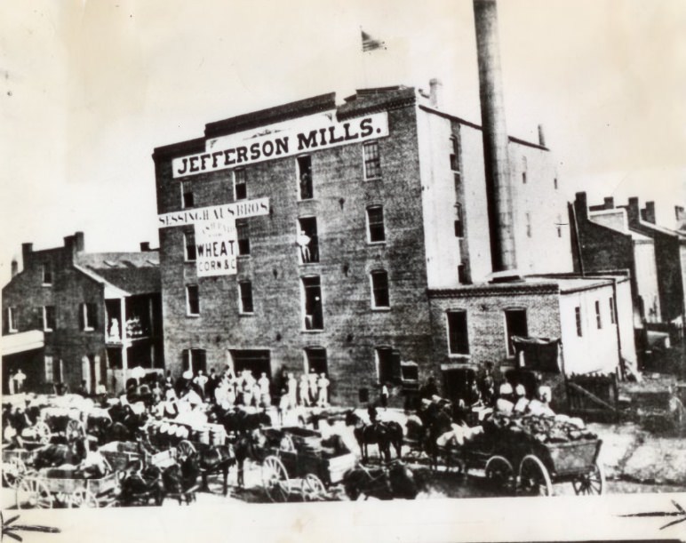 #101 Jefferson Mills, 1950