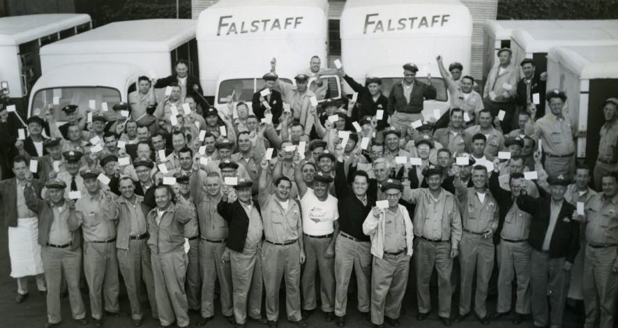 #103 Traffic safety pledges were signed by Flagstaff Brewing Corporation’s 125 truck drivers, 1953