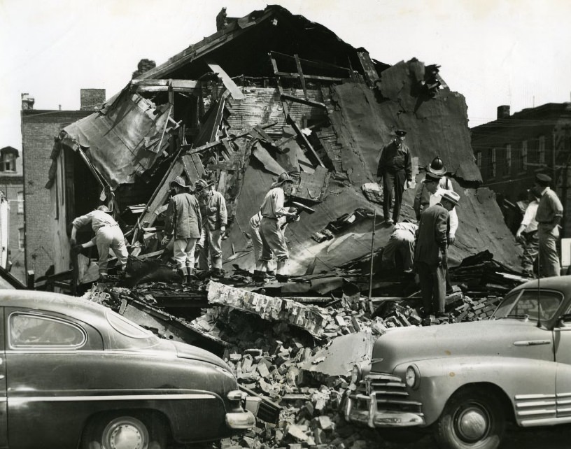 #125 Tenement Collapse – O’Fallon Street, 1955