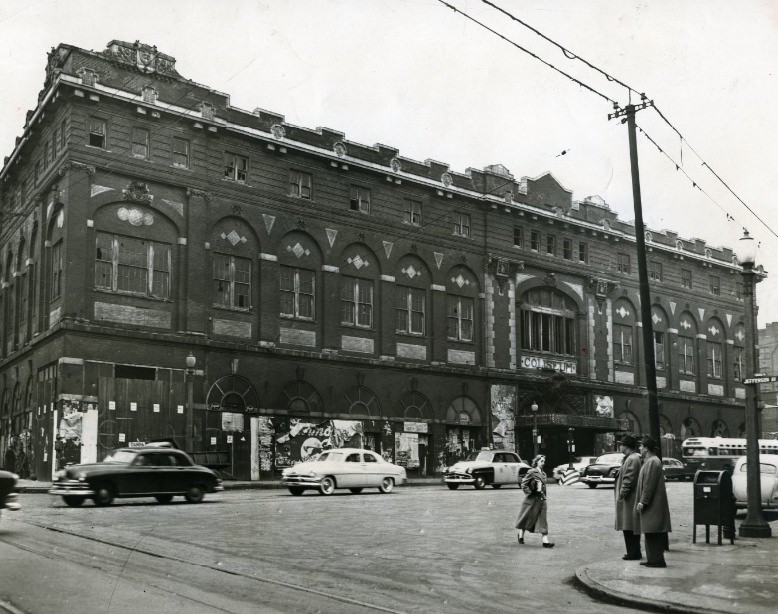 #59 The old Coliseum at Washington boulevard and Jefferson avenue, 1953