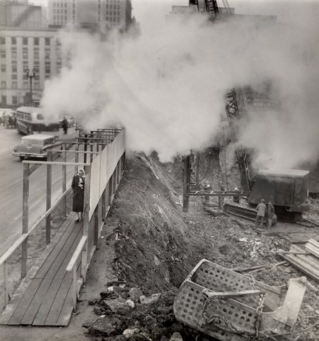 #138 Driving Piles for Office Building, 1959